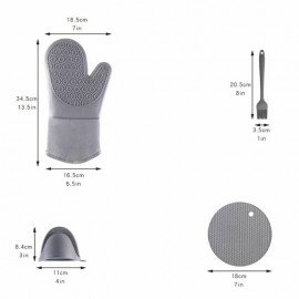 Set de guantes de silicón/tela